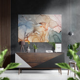 Marbleous Brushed Aluminium Dibond Wall Art.